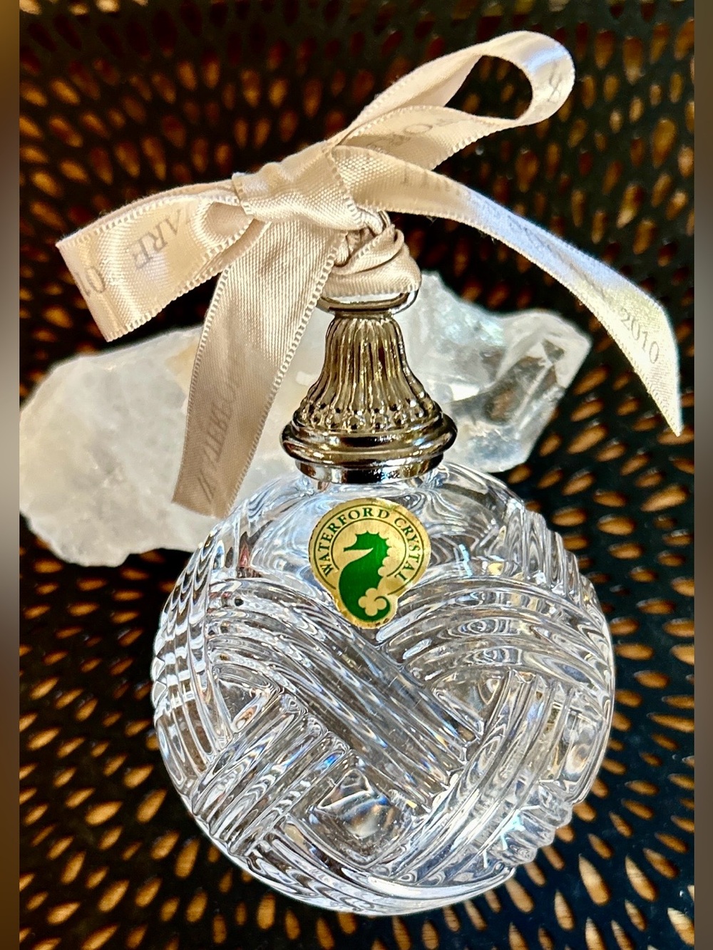 WATERFORD CUT CRYSTAL
“100 YEARS TIMES SQUARE 2010" ORNAMENT